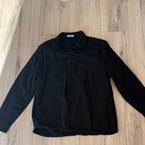 Men's Black Shirt Jacket